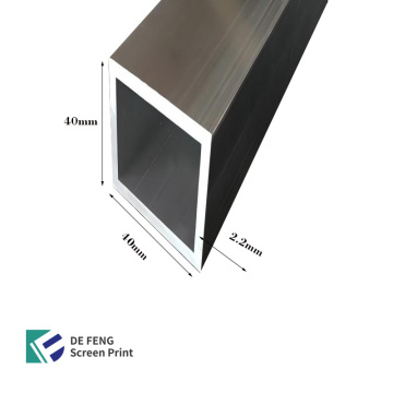 6061 Profil Aluminium Kekuatan Tinggi 40 × 40 × 2.2mm