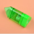 plastic pencil sharpener with eraser