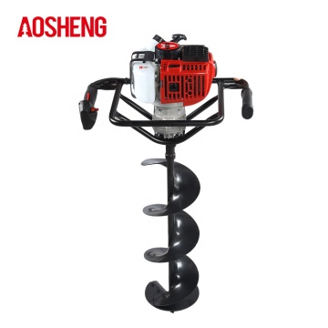 52cc Petrol Gasoline Earth Drilling Machine - 2 Stroke Drilling Equipment with Gasoline Auger