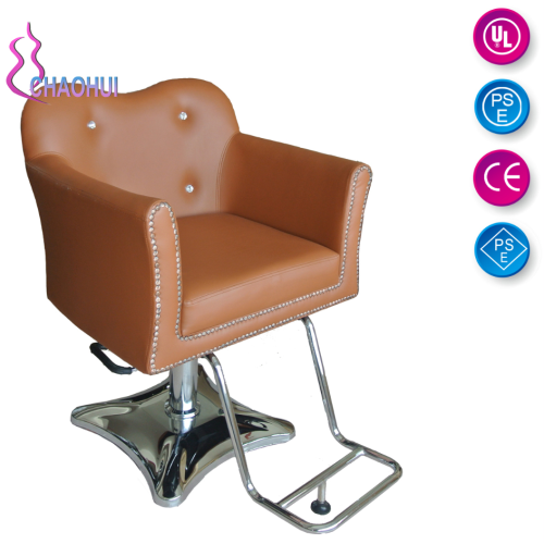 Sedia da barbiere idraulico con pelle in PVC