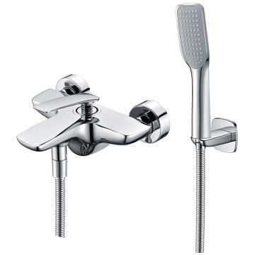 wall mount tub filler Copper Wall Mount Tub Filler With Hand Shower Factory