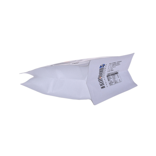 Clear bulk compostable coffee packaging bags printed