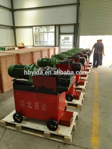 Level headed rebar processing rib peeling machine