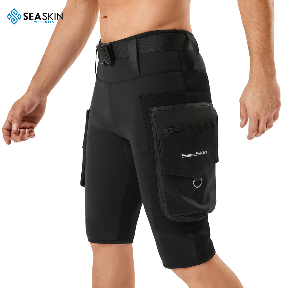 Seaskin 2mm Neoprene Surfing Shorts para homens