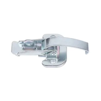 Galvanized Draw Toggle Latch with Spring Steel Hook and Shock Absorption