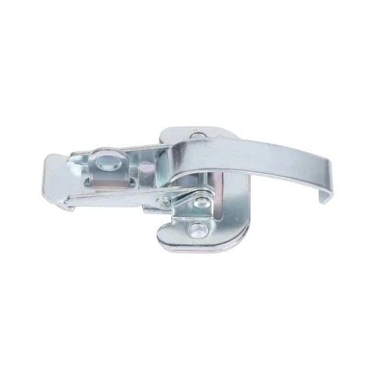 Galvanized Draw Toggle Latch with Spring Steel Hook and Shock Absorption