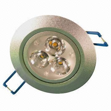 3-piece Bright Bridgelux LED Ceiling Light with 3W Power