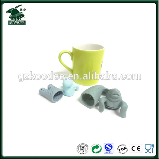 2015 Silicone lovely Stainless Steel Tea Infuser Steeper Strainer