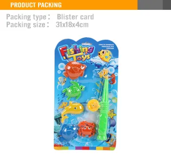 Cheap Plastic Magnetic Toy Fishing Game Set Wholesales
