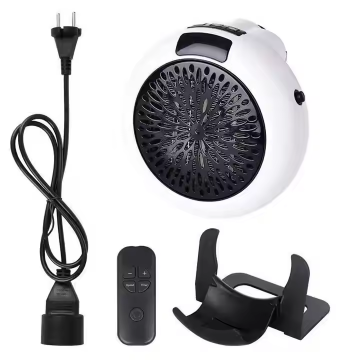 BSCI ETL LVD EMC Certified Warm Desktop Small Wall-Mounted Dual-Purpose Circular Portable Electric Fan Heater