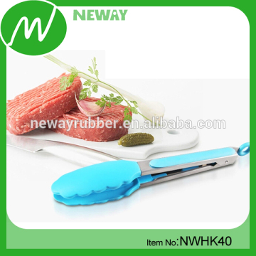 Colorful Food Grade Silicone Grill Tongs