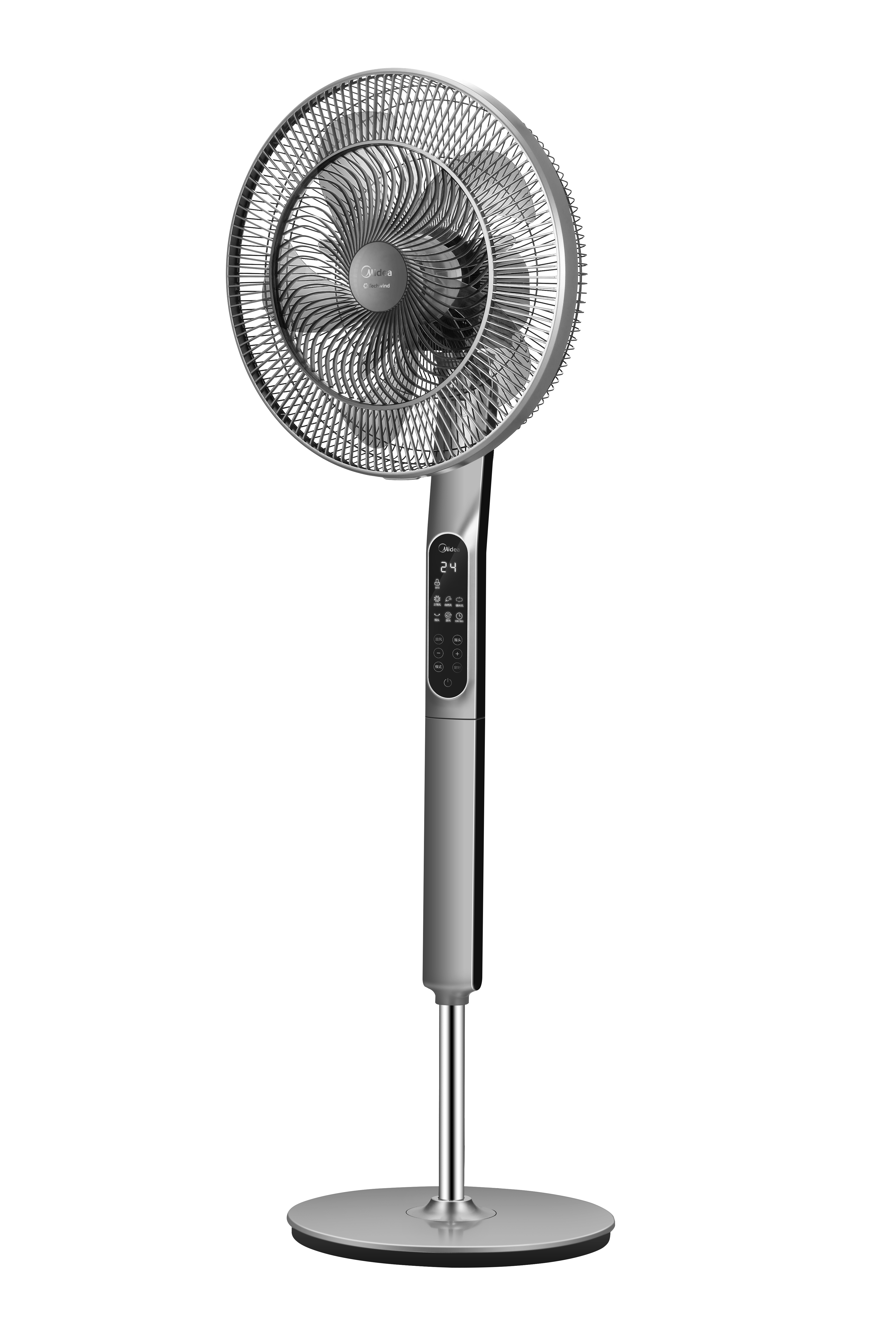 tilting angle adjustable standing pedestal electric fan