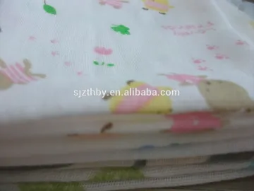 2016 wholesale width grey print on fabric muslin cotton textile