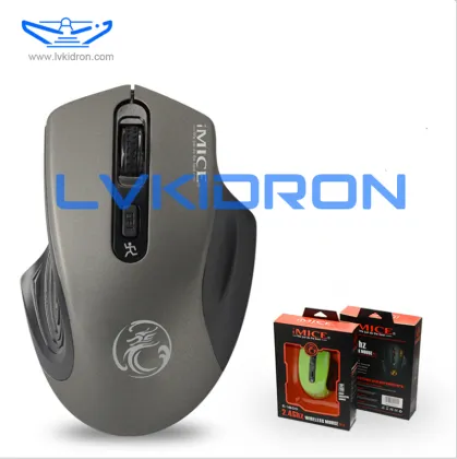 Gaming Mouse: G-1800 Silent Wireless Mouse - 10M Working Distance, Light Gaming Mouse for PC