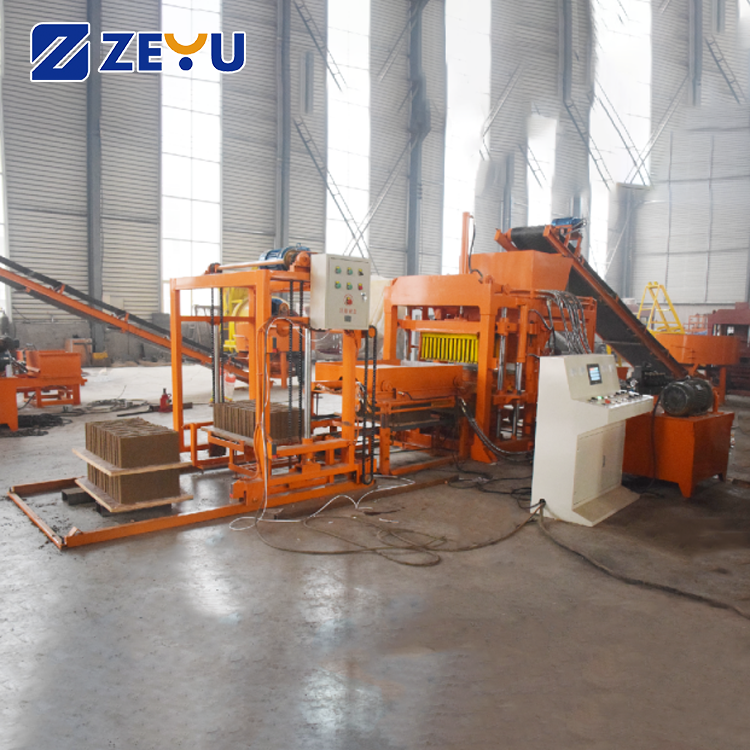 Automatic cement brick block making machine