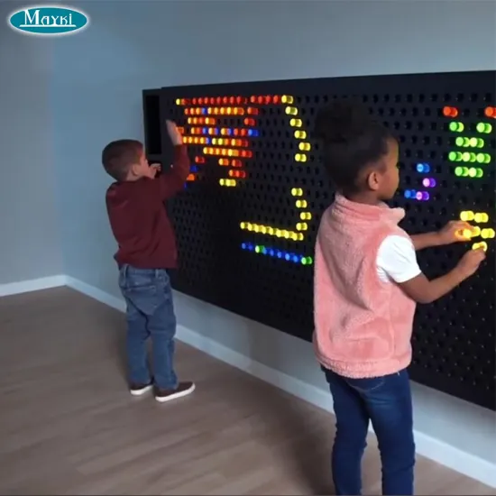 Factory Price Customized RGB LED Panel Gaming Wall Panels & Boards for Sensory Lights (1.2*1.2m Wall Mounted)