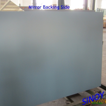 Qingdao factory sinoy mirror glass stand up mirror for wholesales
