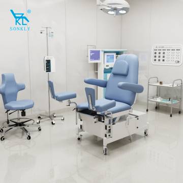 SONKLY Modern Gynecological 3 Motor Adjustable Hospital Bed for Clinics and Exams