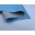 Lona de PVC durável e cinza azul