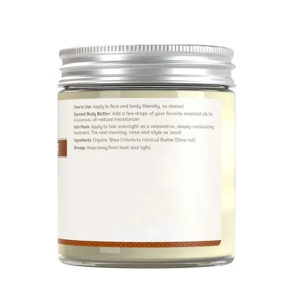 Organic Private Label Hydrating Shea Butter Moisturizer