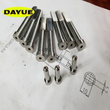 Punches with Tapered Head and Ejector Pin Stepped