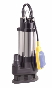 0.75kw V750F 100% copper wire stainless steel drainage sewage submersible shimge water pump