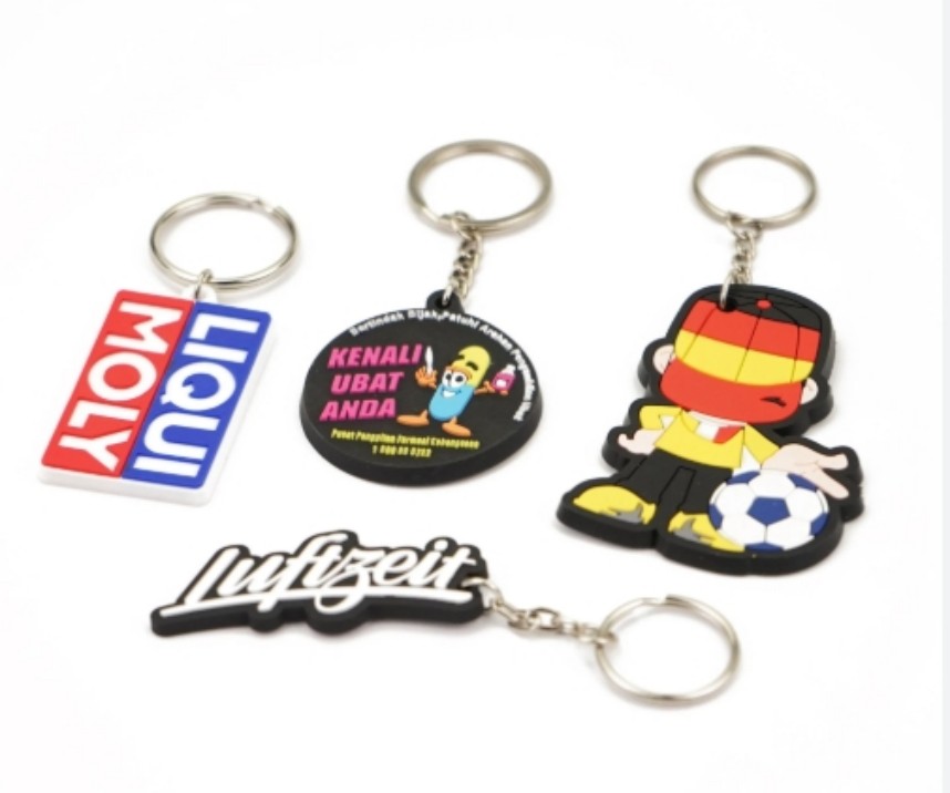 soft rubber keychain