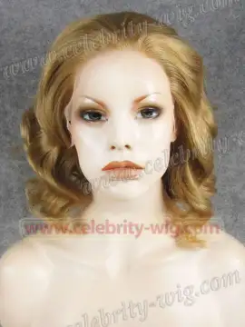 Blonde Elegant Wavy Synthetic Lace Front Wig