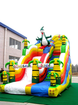 Cute Dinosaur Inflatable Slide (XZ-SL-019)