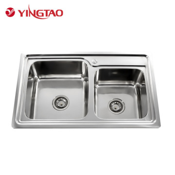 Country Style Stainless Steel Kitchen Sinks in Zhongshan Homes