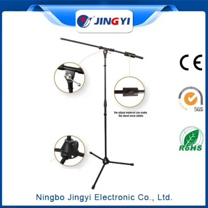 Professional Audio Video Plastic Microphone Stand with Microphone