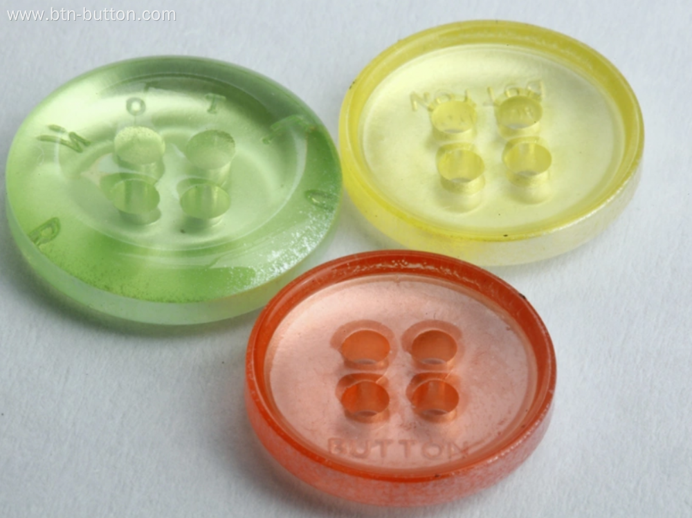 Unbreakable Garment Resin Buttons