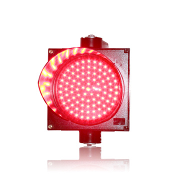 waterproof Red single 200mm led traffic signal light