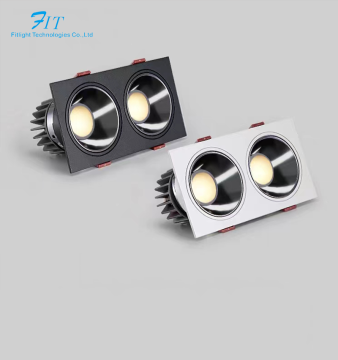 Modular Adjustable Rectangular Recessed Downlights IP44