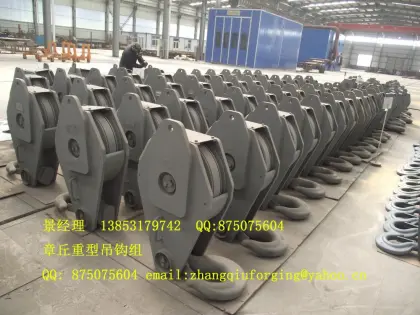 55T crane hook group