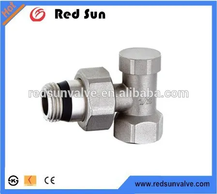 HR5140 brass drain angle chrome radiation valve