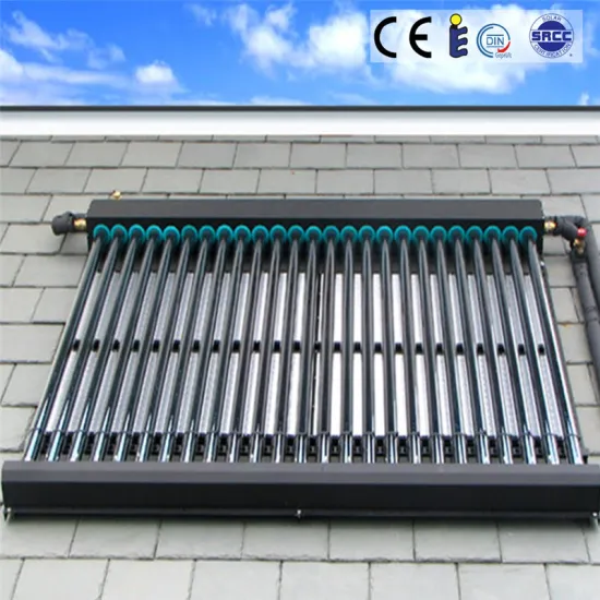 20 Tube Solar Keymark Certificated Heat Pipe Vacuum Tube Solar Collector