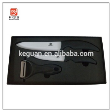 TC-23 high quality PP handle ceramic knife set with gift box