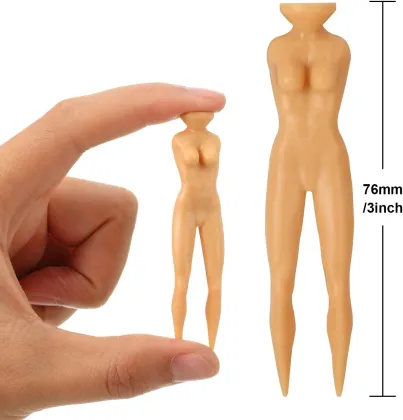 Factory Price 76MM Nude Lady Model Plastic Golf Tee Funny Golf Pin-up Tees Joke Nude Sexy Lady Tees Golf Ball Holder