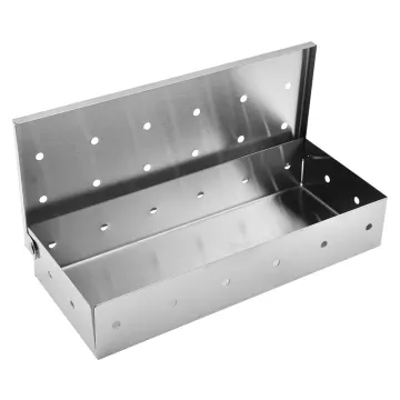BBQ Grill Replacement Charcoal Smoker Box for Wood Chips