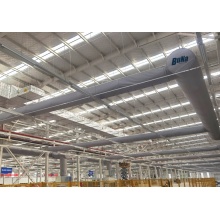 Air ducts play a crucial role in automobile workshops.