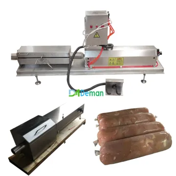 Meat Packing Equipment: Vacuum Roll Film Packer, Sausage Casing Filler, Clipper, Wrapping Machine