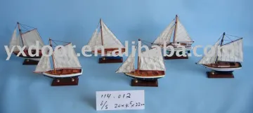 Wooden fish boat model (114.012)ship model