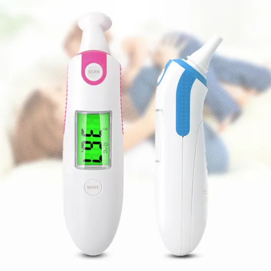 Medical Grade LCD Display Digital Baby Forehead IR Non-Contact Infrared Ear Thermometer for Kids