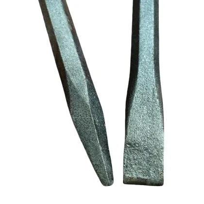 Hexagonal Bar Chisel: Masonry Tool with Flat Tip and Multi-Specification Stone Chisel Options