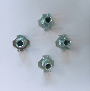 Zinc plated Pour tooth Half thread Tee nut