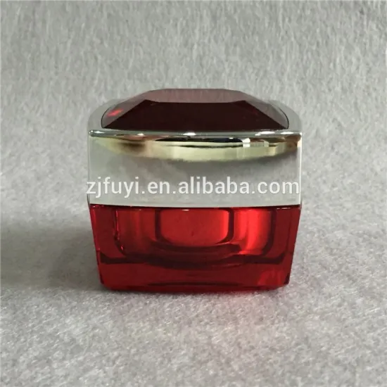 Beauty Products Square Cosmetics Cream Empty Jar