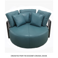 Italian light luxury round sofa