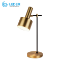 LEDER Golden Sidobordslampa