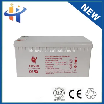 Battery 12v 200ah lead acid battery with front terminal